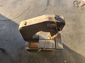 Craftsman band saw, work bench , etc