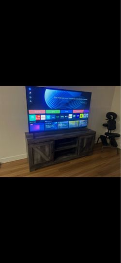 Grey 2 Door TV stand