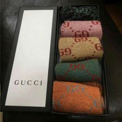 5 Pairs Glittery Socks