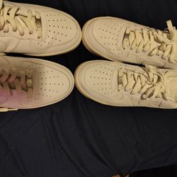 Two Pair Of Size 14 Mens Nike Air Force Ones 