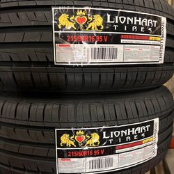 215/60/16 Lion Heart Tires 