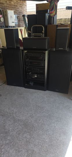 Sistema de audio pioneer  así como se mira en la foto