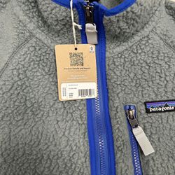Patagonia Grey Fleece Full Zip Jacket Men’s Size L