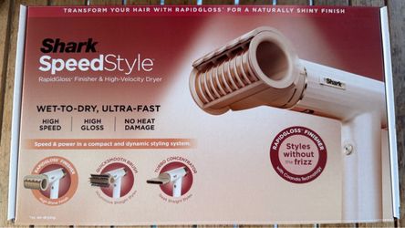 Shark SpeedStyle Hair Dryer, 3 Styling Tools, Fine to Medium Hair, HD331