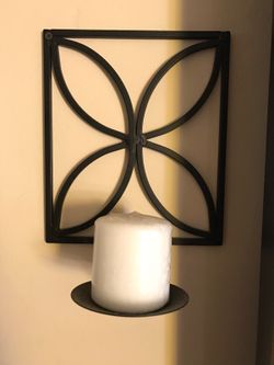 Decoracion set de 2 piezas incluye velas