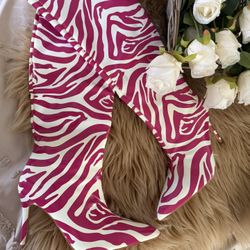 Pink Zebra Women’s Boots 