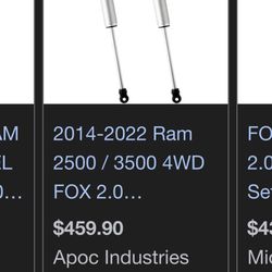 Fox 2.0 Shocks