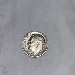 1966 Roosevelt Dime (ERROR COIN)