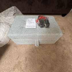 Movable Storage Ottoman / small storage sofa seat
