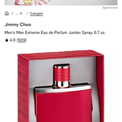 Jimmy Choo
Men's Man Extreme Eau de Parfum Jumbo Spray, 6.7 oz.
