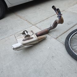 2024 Kawasaki Z650 Stock Exhaust
