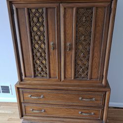 Beautiful Solid Wood Vintage Chest