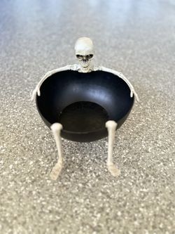 Funny Halloween Skeleton Candy Bowl