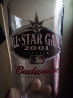 2001 All Star Seattle Baseball Glass