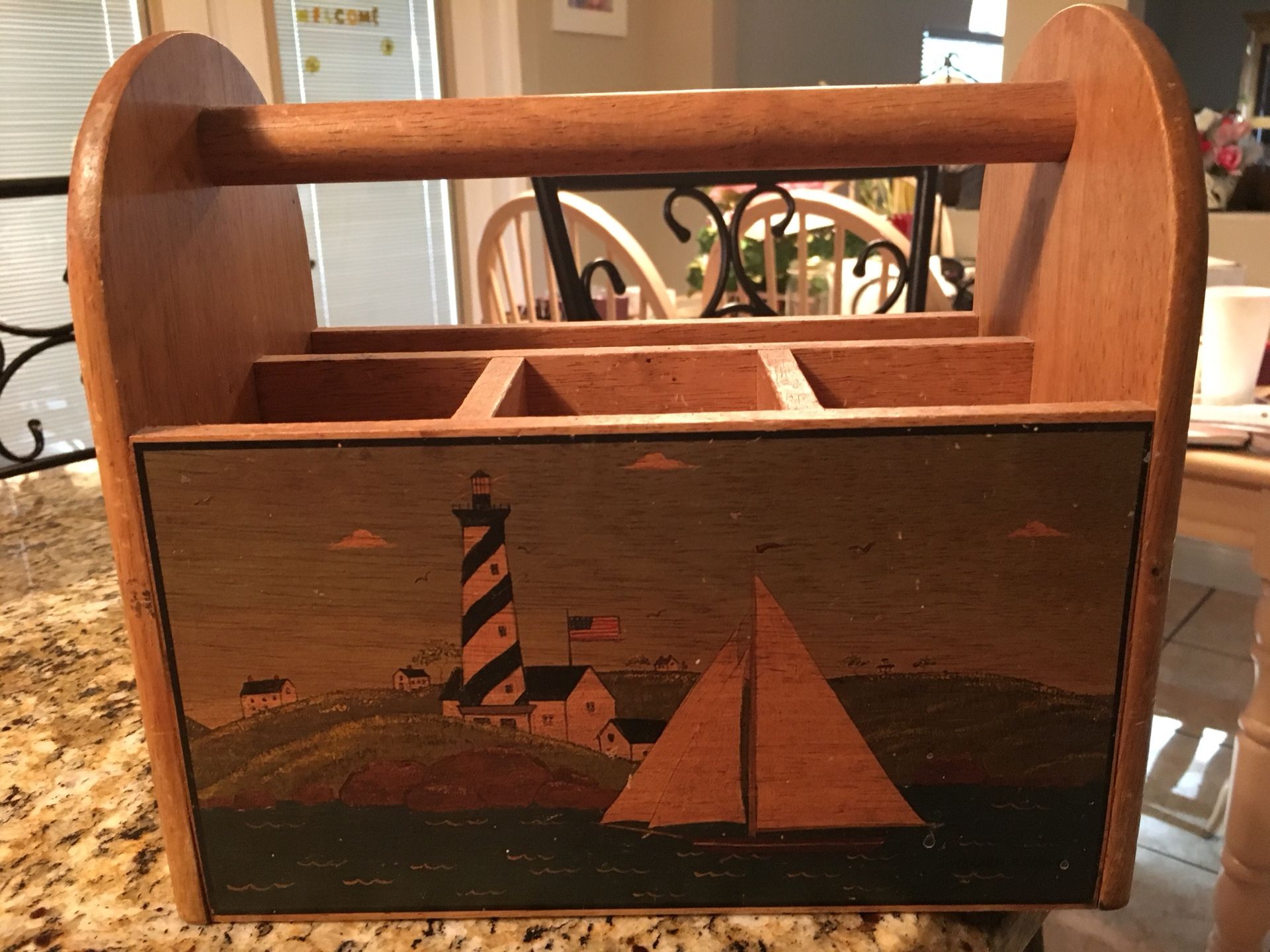 Kitchen utensil organizer / tool carrier.