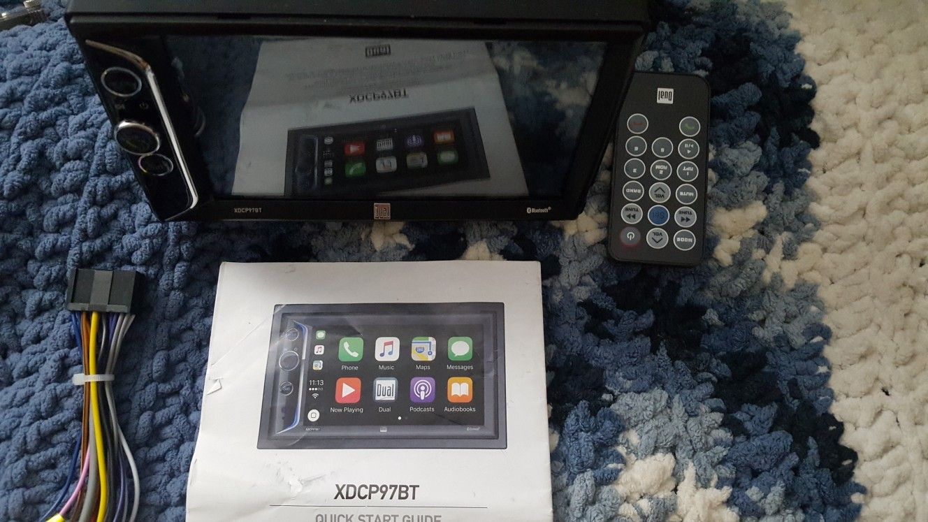 BRAND NEW DUAL XDCP97BT DOUBLE DIN WITH APPLE CARPLAY
