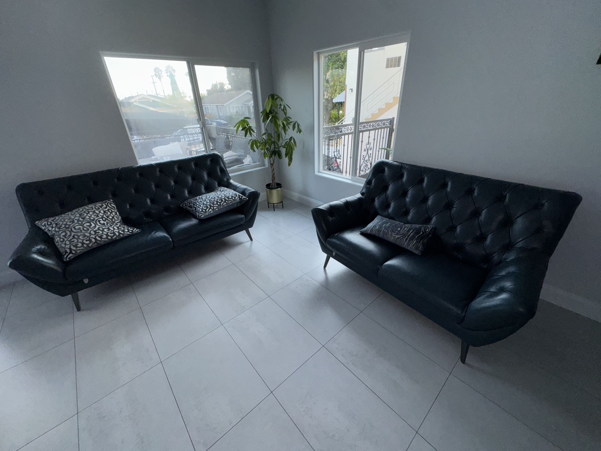 ITALY 2000 leather Couch Set