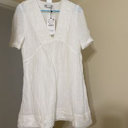 Zara White Dress