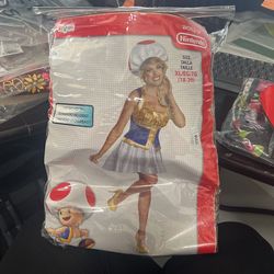 Women’s Nintendo Toadstool costume XL