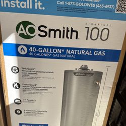 AO Smith 40 Gallon New Water Heater Rheem 40 Gallon Water Heater