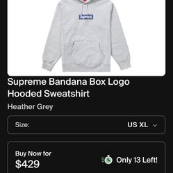 Supreme Box Logo Bandana Purple 