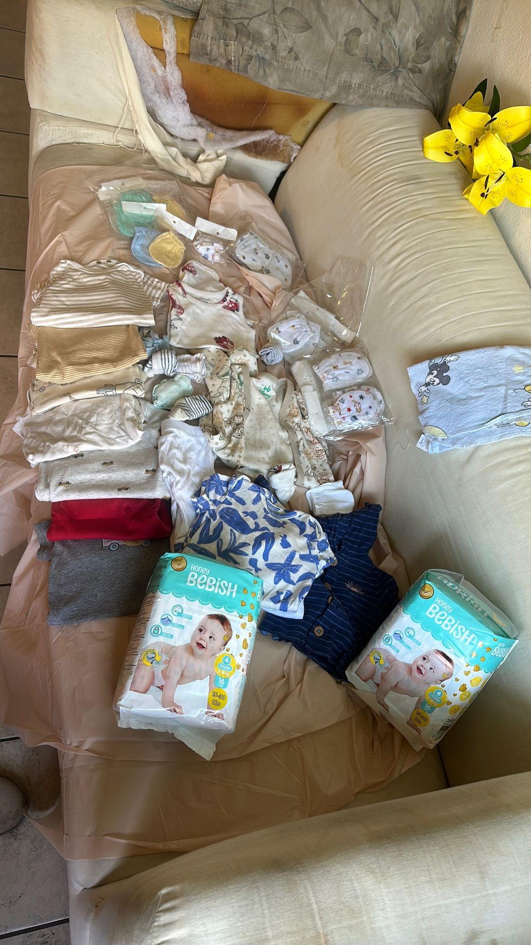 Baby Boy Clothes And Diapers