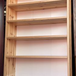 7 Tier Knotty Pine Bookcase  / Bookshelf  / Storage Display Shelves 