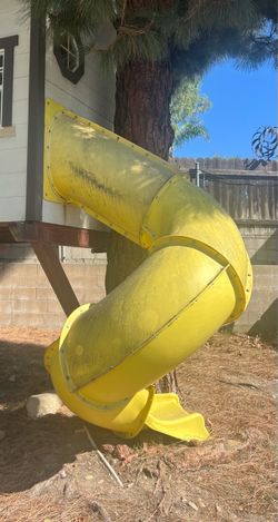 Yellow Spiral slide $150