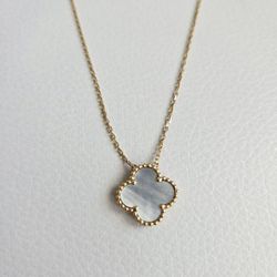 18K Real Gold Clover