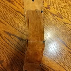 Suede Leather Double-Pocket Tool Pouch - Belt Mount - Great Condition $12