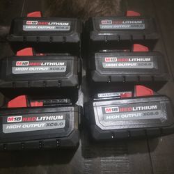 Milwaukee Battery M18 High output 6.0 [each)