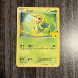Snivy 5/25 (Regular) Pokemon McDonalds 25th Anniversary Promos (NEAR MINT)
