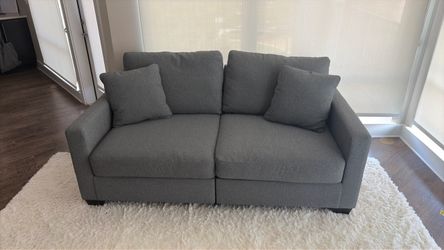 Ashley Omaha 2-Piece Modular Loveseat - Excellent Condition