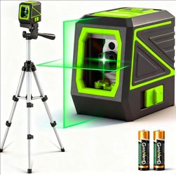 Laser level with tripod