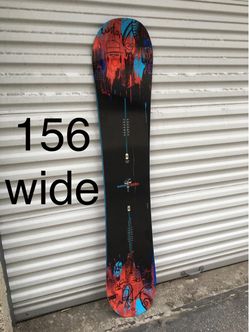 Burton Joystick EST center channel rocker snowboard 156 wide