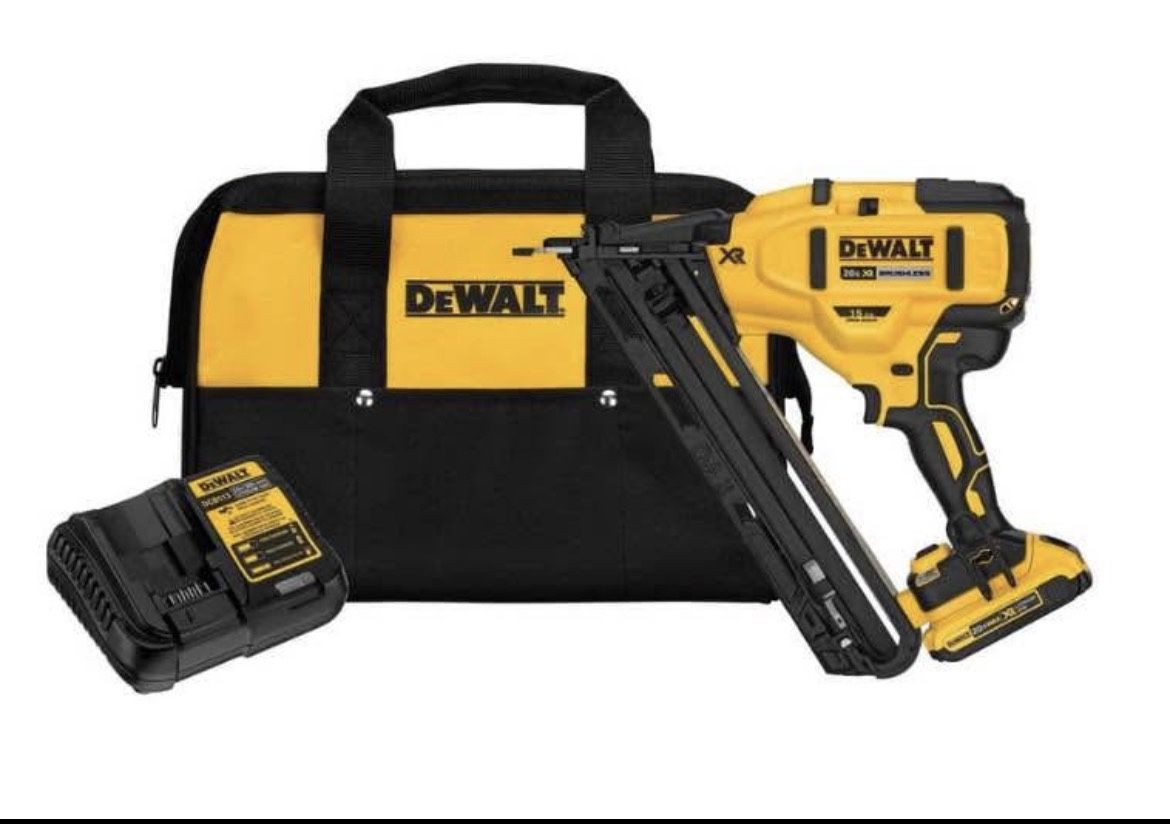 Dewalt cordless finish nailet kit