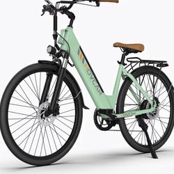 Movcan V80 Electric Bike, 1000W Motor 28MPH 26'' City Cruiser Ebike for Adults, 48V 13Ah Removable Battery Up to 70 Miles, 7-Speed Dual Disc Brake, Mo