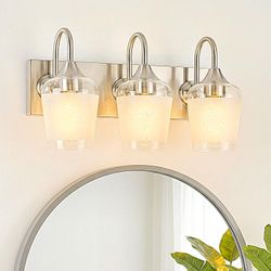 3-Light Fixtures - Brushed Nickel