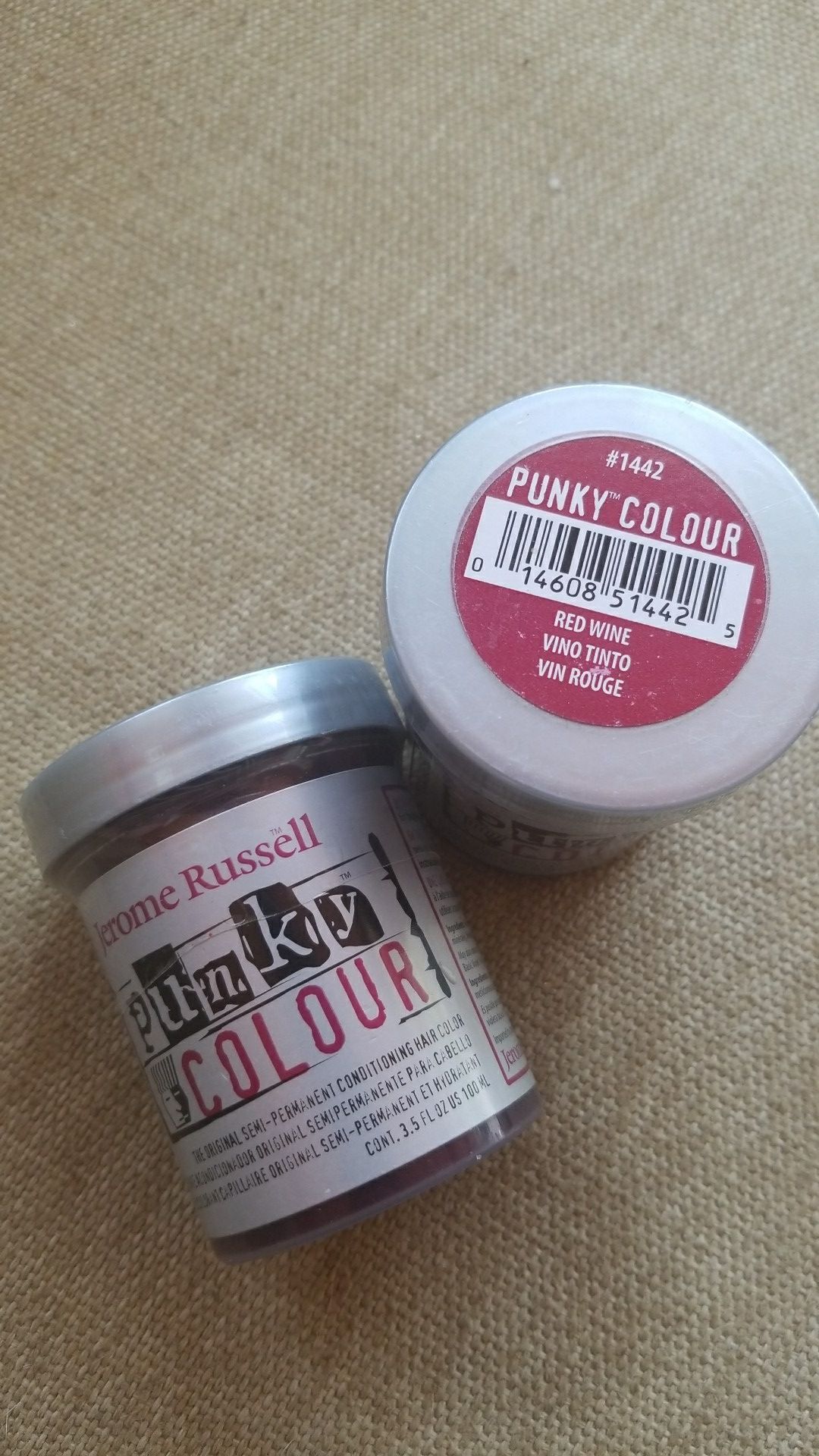Red wine punky color dye