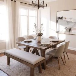 Modern Sets , Dining Table , Bench , Chairs 