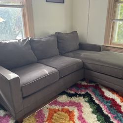 Comfortable Grey Sectional Couch