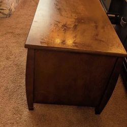 An exquisite long table  gently used as a TV stand