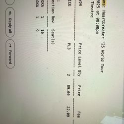 Ryan Adams 2x tickets tonight 