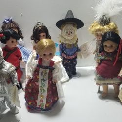 Wow. 10 Vintage Collectable Madame Alexander 8" Dolls. Good condition. $200 firm .