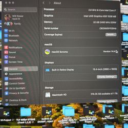 MacBook Pro 15 Inch 2018, 32 gigs Ram, 1 TB Storage