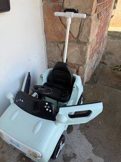 Kids push car