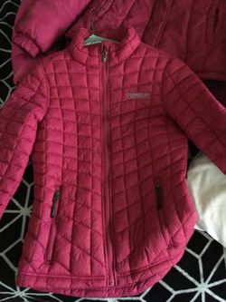 size small women light pink jacket