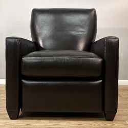 Crate And Barrel Leather Recliner *Delivery Options*