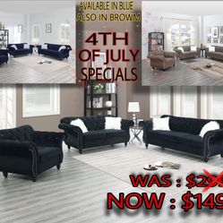 Beautiful Sofa Set    Sofa, Loveseat And Chair