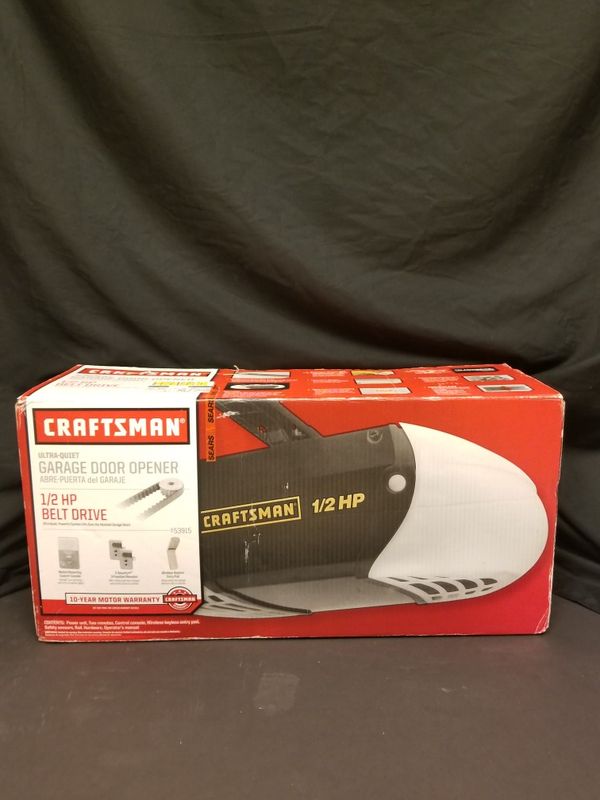 Craftsman 1 2 Hp Belt Driven Garage Door Opener For In Austin Craftsman 1 2 Hp Belt Driven Garage Door Opener For In Austin Tx Offerup